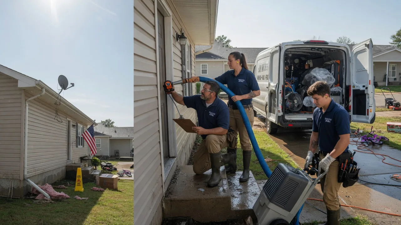 Ceiling Water Damage Restoration in Elmer, LA near me